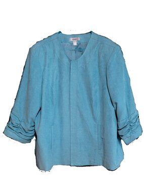 Lined Fauz Suede Jacket (sx 22/24)